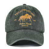Beth Dutton Hat Graffiti Printing Baseball Cap Yellowstone Yellow Baseball Cap