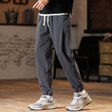 Cuffed Cargo Pants Workwear Pants Men's Autumn Loose Casual