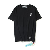 Off White T Shirts Arrow Short Sleeve T-Shirt Casual Loose Bottoming Shirt