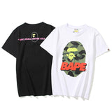 Bathing Ape T Shirt Summer Pink Letter Print Short-Sleeve T-shirt