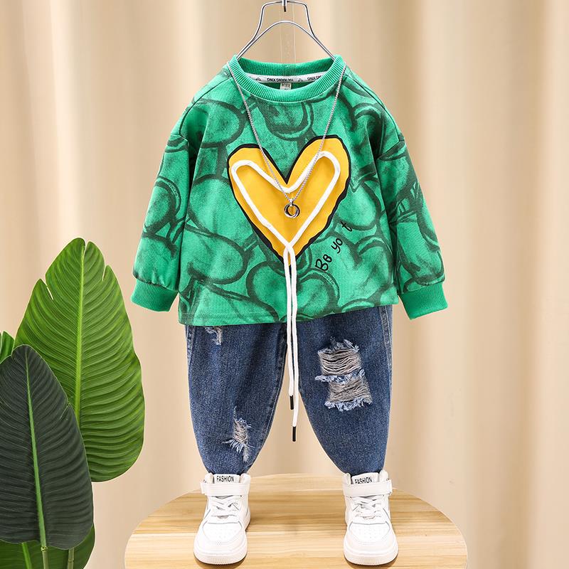 Toddler Boys Sweater Boys Sweater Suit Spring and Autumn