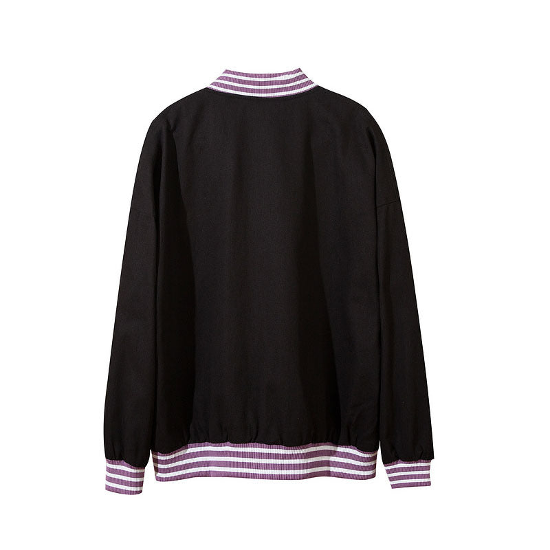Man Fall Outfits Autumn Jacket Loose Embroidered High Street Sports Baseball Uniform Jacket for Men and Women