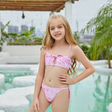 Children Swimsuit Children's Split Swimsuit Little Girl Print