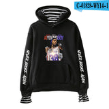 Never Broke Again Hoodie All-Match False Two-Piece Sweaters