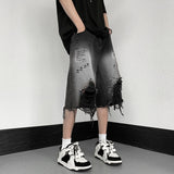 Men Denim Shorts Men's Summer