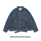 Men Denim Jackets Autumn Casual Denim Jacket Long Sleeve Coat
