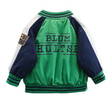 Toddler Boys Jackets Children's Clothing Boys Autumn Clothing Baseball Uniform Jacket