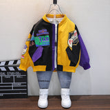Toddler Boys Jackets Boys' Jacket Spring Baseball Uniform