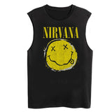 Nirvana T Shirt Rock Sleeveless T-Shirt Vest
