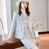 Interview Suit Women Dress Women's Autumn Clothing Short Skirt Two-Piece Set