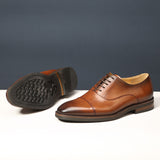 Men's Dress Shoes Classic Leather Oxfords Casual Cushioned Loafer Men's Business Formal