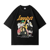 Y2g Shirts for Boys Summer Loose Casual Print Short Sleeve T-shirt