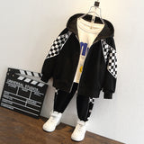 Toddler Boys Jackets Boys Spring Clothes Suit Sports Two-Piece Set