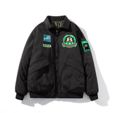 Varsity Jacket Retro Workwear Cotton Coat Men'S Jacket Lapel
