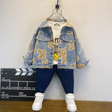 Toddler Boys Jackets Boys' Denim Jacket Spring and Autumn
