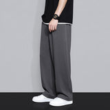 Men's Pants Summer Casual Pants Baggy Straight Trousers