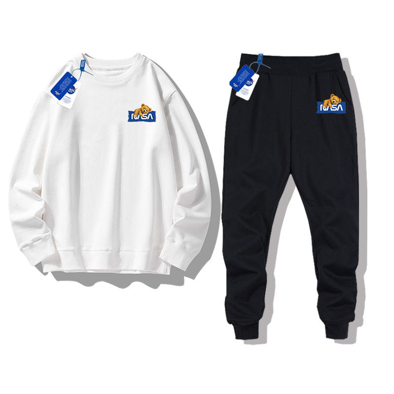 Nasa Children Sweater & Pant Set Nasa Boys Sweater Suit Spring And Autumn Sports