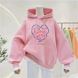 Bearbrick Hoodie Hooded Autumn Sweater Slimming Oversize Ladies