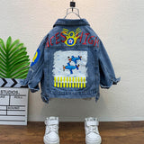 Toddler Boys Jackets Boys' Denim Jacket Spring Autumn