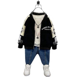 Toddler Boys Jackets Boys' Spring Coat Sports Baseball Uniform