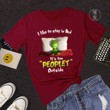 Men and Women Grinch Shirt Christmas Short Sleeve T-shirt