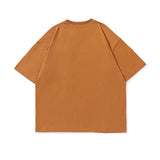 Men T Shitrs Double Pocket Round Neck