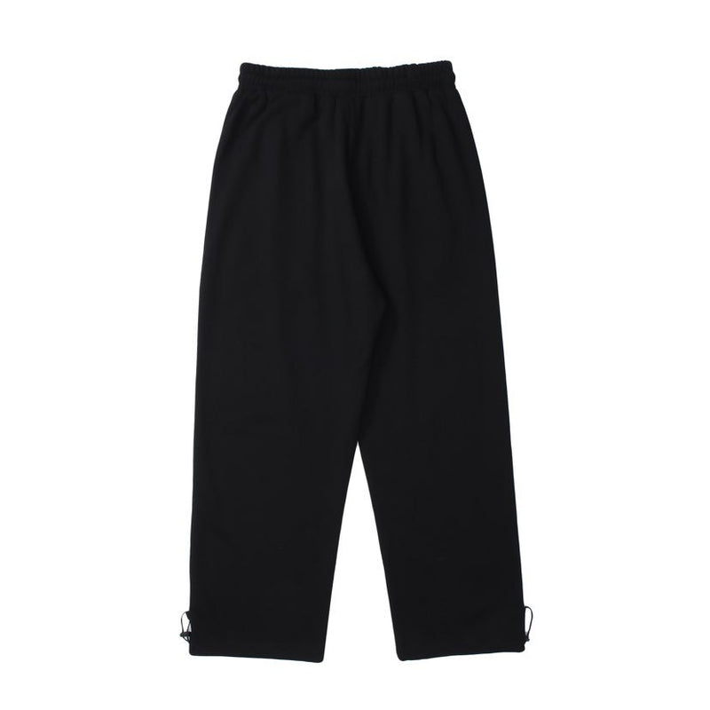 Man Fall Outfis Simple Bear Embroidery Unisex Style Track Sweatpants Loose Street Casual Pants