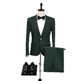 Black Tie Attire Suit Slim Business Dress