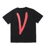 Vlone T Shirt Printed Cotton Round Neck Short Sleeve Tshirt For Women Vlone