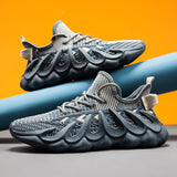 designer Sneaker Shoes Summer Breathable Men's Casual Sneakers Low Top Solid Color Running Shoes