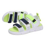 Mens Slide Spring And Summer Sandals Men'S Sandals Color Matching Student Soft Bottom Casual Sandals