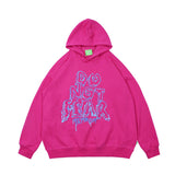 Man Fall Outfits Alphabet Embroidery Loose Couple Hooded Sweater