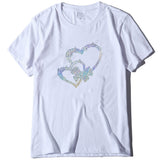 Valentine's Day T Shirt Short-Sleeved T-shirt Summer plus Size Top