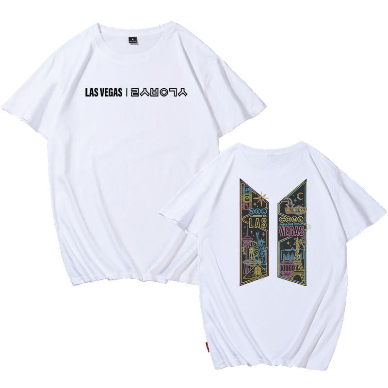 BTS Proof T Shirt Women's Clothing Summer round Neck Short Sleeves Cotton T Casual