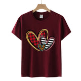 Valentine's Day T Shirt Spring/Summer Short-Sleeved T-shirt Top
