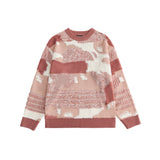 Men Sweater Men's Trendy Loose round Neck Sweater Trendy Brand Pullover