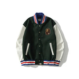 Bathing Ape Jacket Men's and Women's Youth Fashion Street Baseball Jacket Jacket