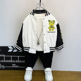 Toddler Boys Jackets Boys' Jacket Spring and Autumn Baseball Uniform