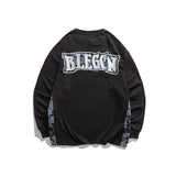 Crew Neck Sweatshirts for Men Men's Autumn Clothing Letter Printed round Neck Couple Sweater