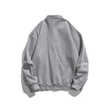 Crew Neck Sweatshirts Men's Autumn Loose Sweater Men's Coat