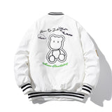Varsity Jacket Embroidered Flight Suit Baseball Uniform Hooded Jacket