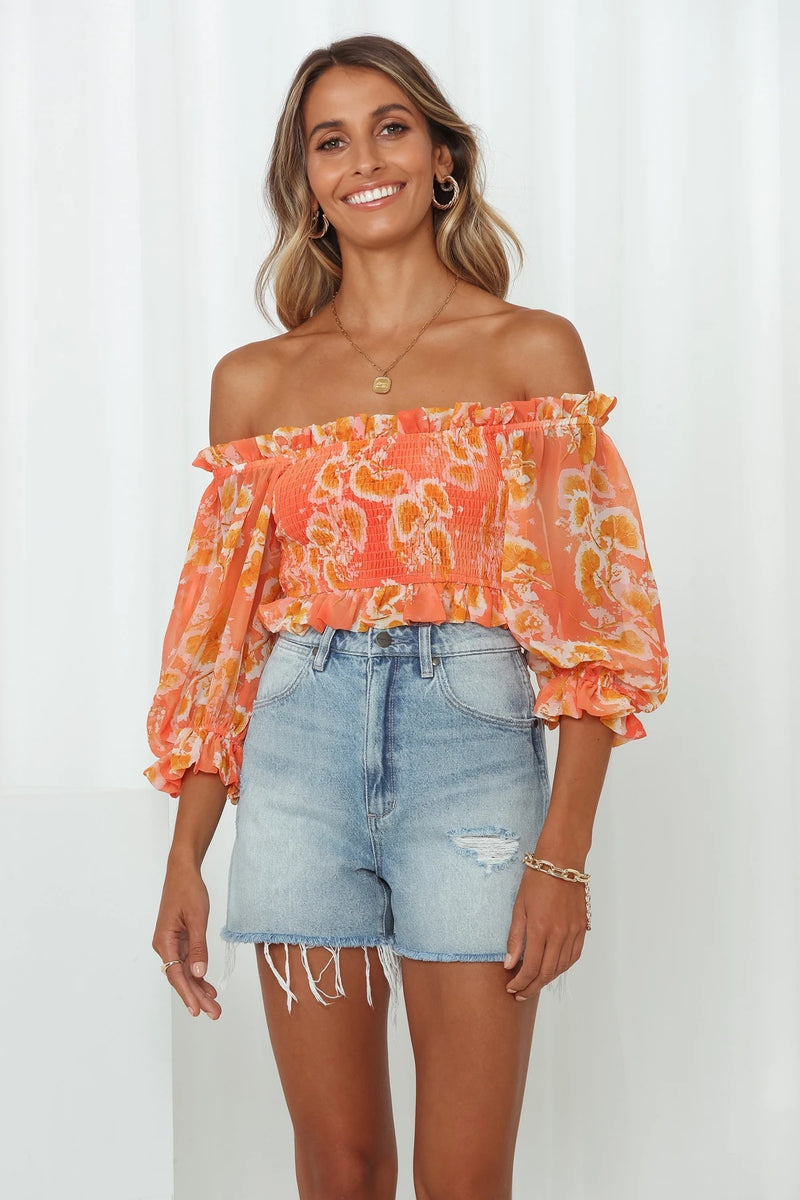 Coachella Music Festival Outfits Spring/Summer Fashion Half Sleeve Top