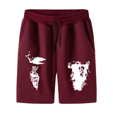 Vlone Shorts Summer Printed Casual Loose Plus Size Sports