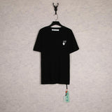 Off White Tshirt Short Sleeve Ow Men'S Cotton Color Arrow Owt