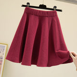 MIDI Mauve Skirt Women's Wear Match Sweater Skirt