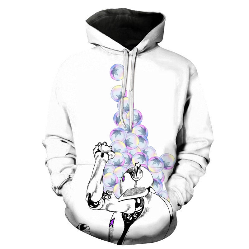 Anime Hoddies JoJo Fantasy Adventure 3D Digital Printing Hoodie