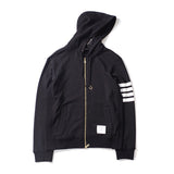 Cardigan Baseball Jacket TB Terry Zipper Cardigan Hoodie