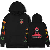 Squid Game Costume Hoodie Casual Sports Sweater for Men