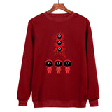 Squid Game Costume Beauty Clothing Loose Long Sleeve Crew Neck Sweater Women