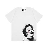 Vlone Die Loose Male And Female Large Size Retro Couple Short Sleeve Tshirt